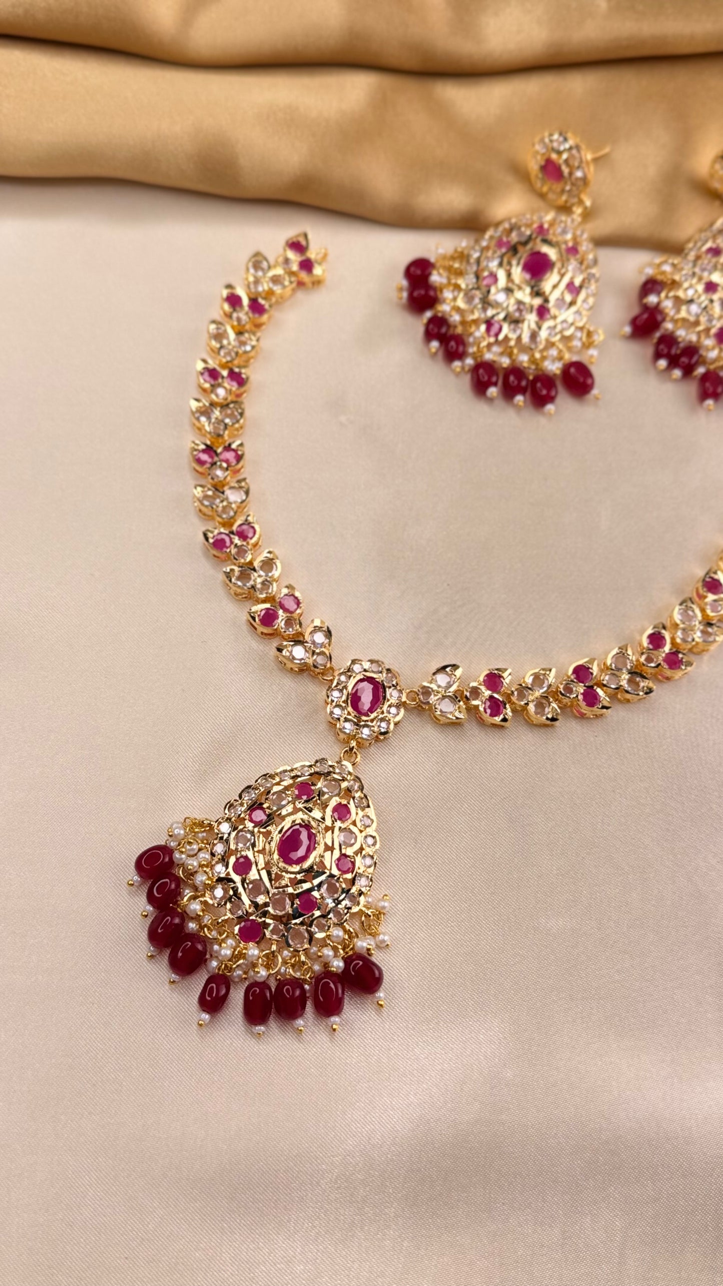 Premium Rajasthani Gulzar Haar Set