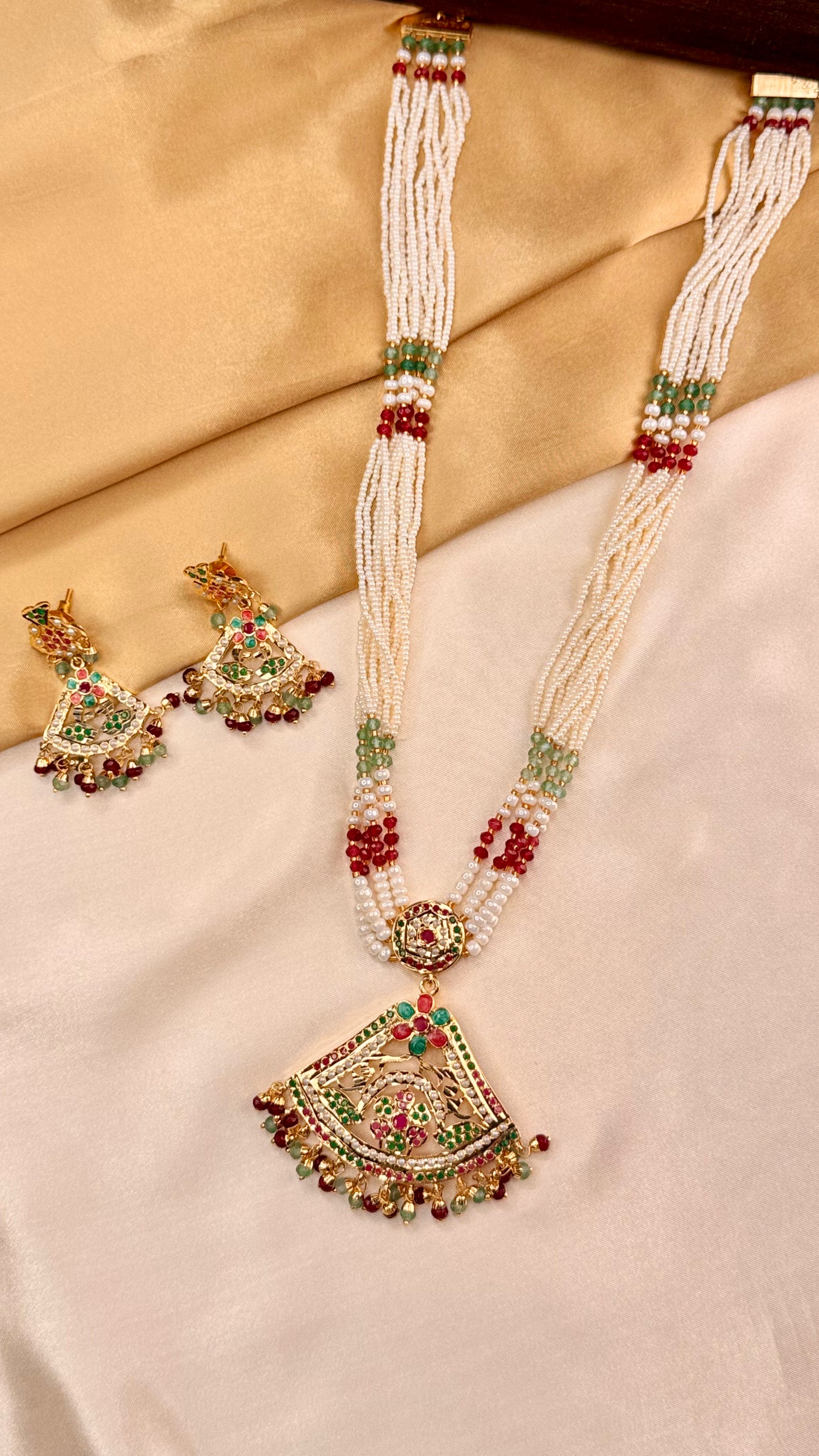Premium Rajasthani Rani Haram Set