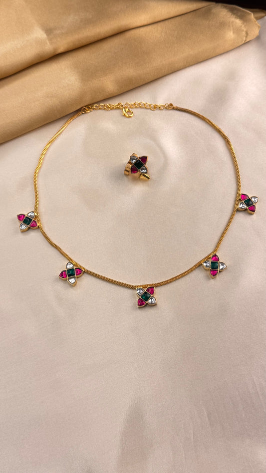 Tara kunthan Jadau Necklace set