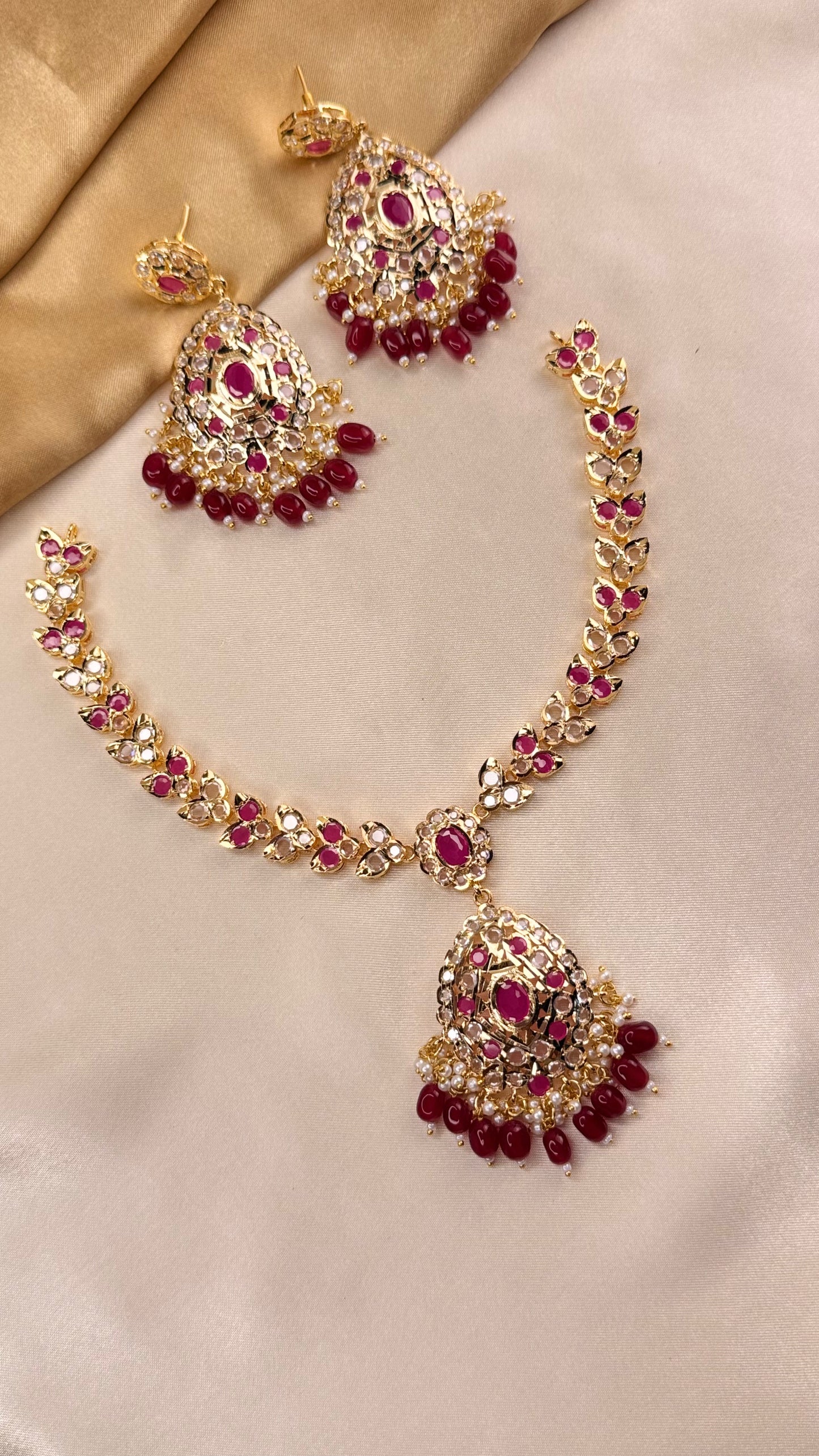 Premium Rajasthani Gulzar Haar Set