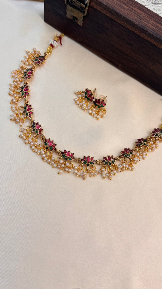 Lotus necklace
