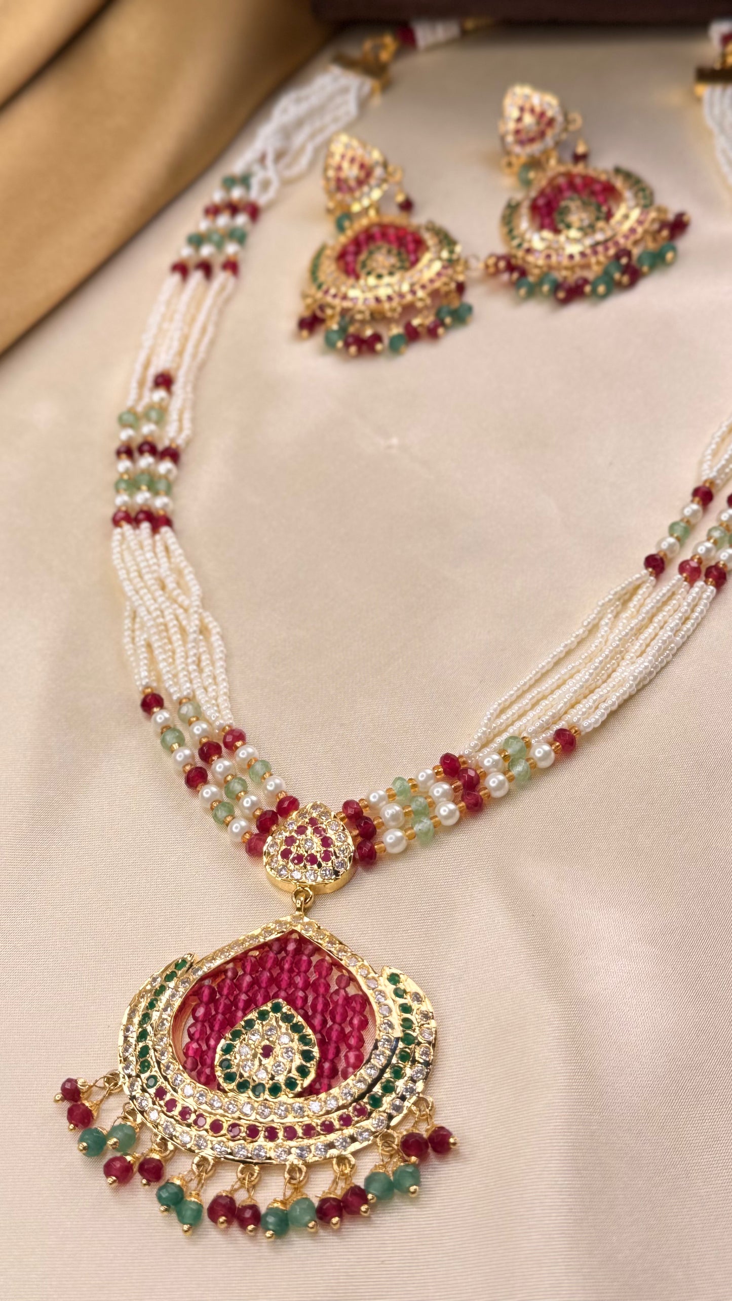 Premium Rajasthani Vaidehi Viraasat Haram Set