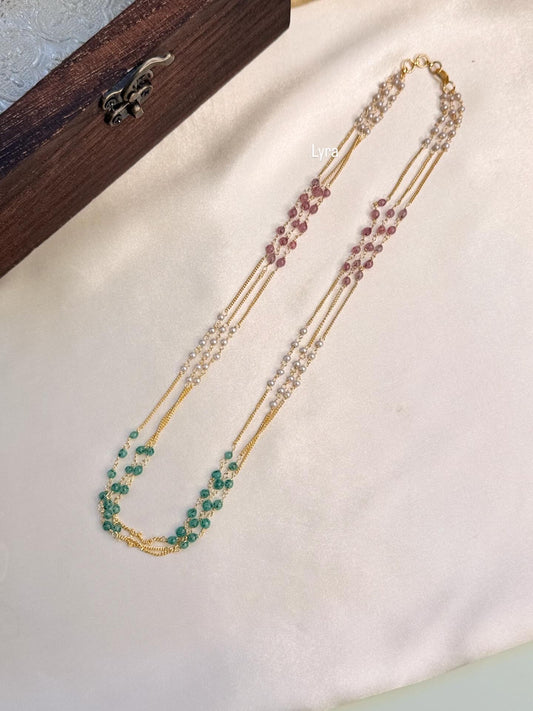 Triple layered Pearl Chain
