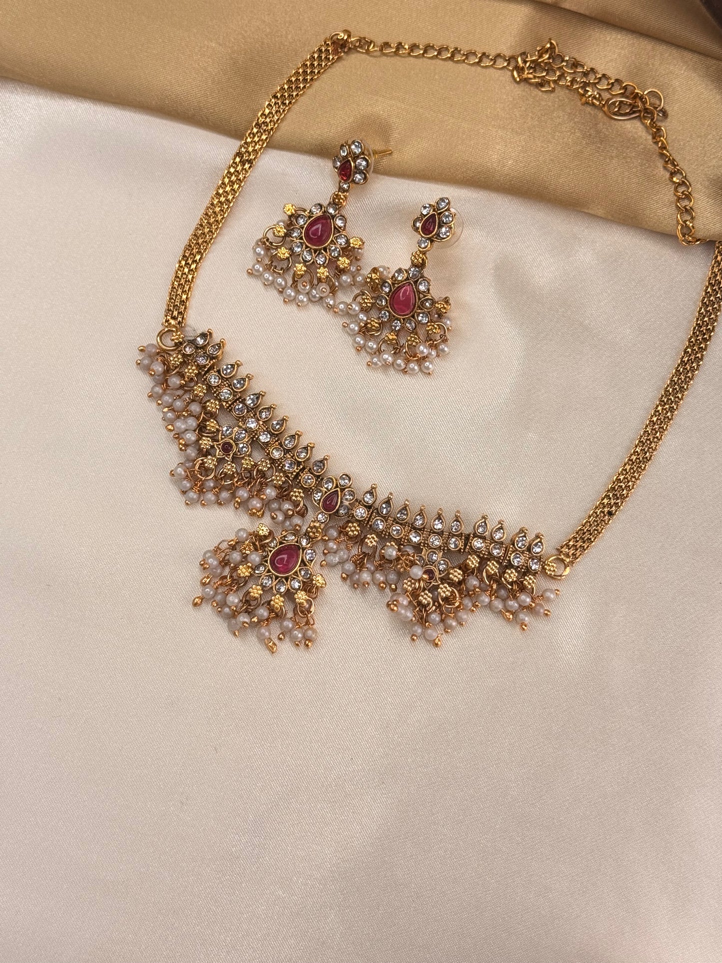 Gundupusalu necklace set