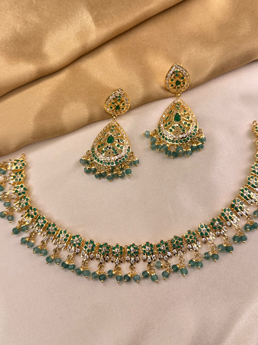 Premium Rajasthani Aashmiya Necklace/choker set