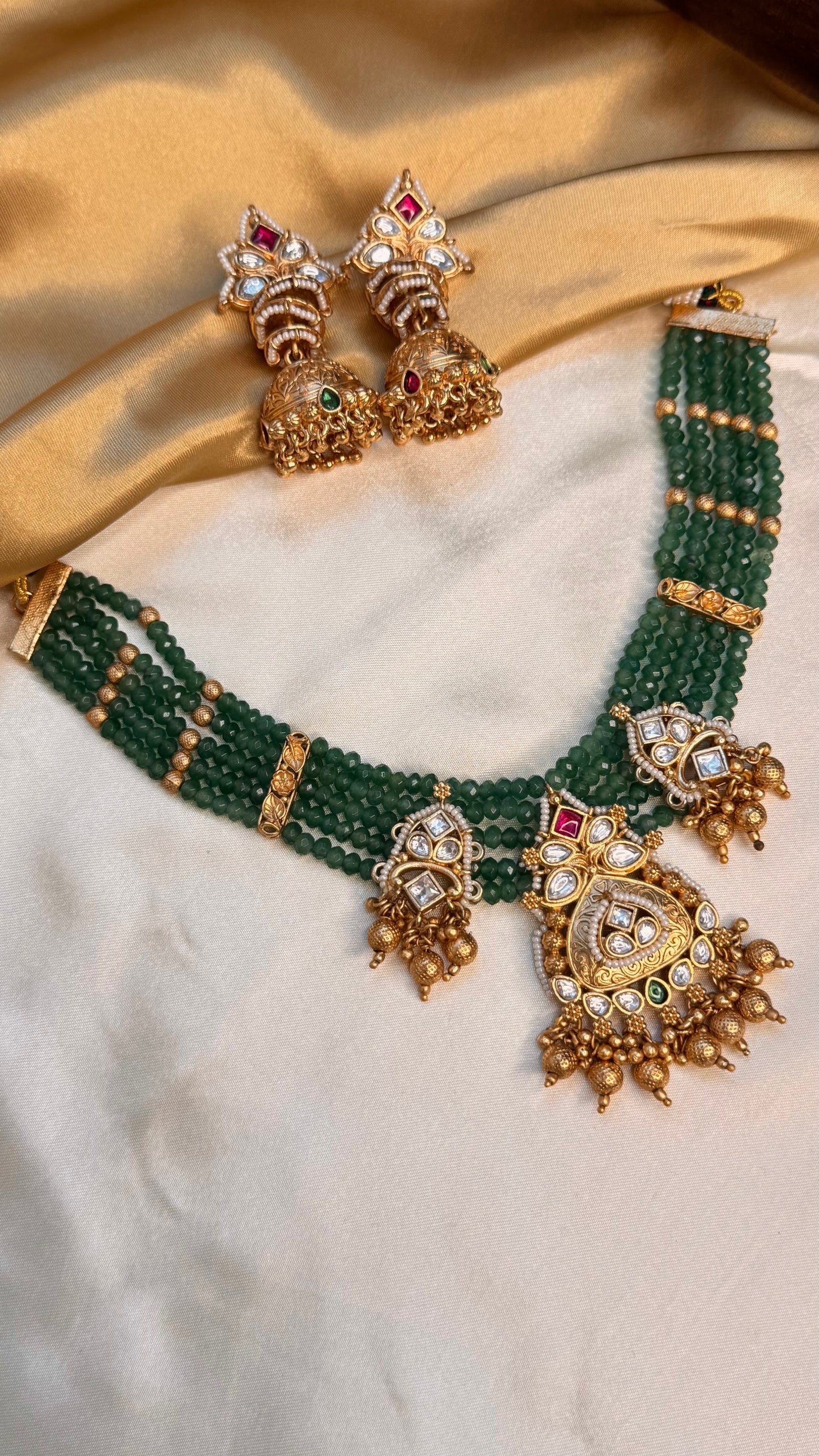 Chakrapati Rajwadi Necklace Set