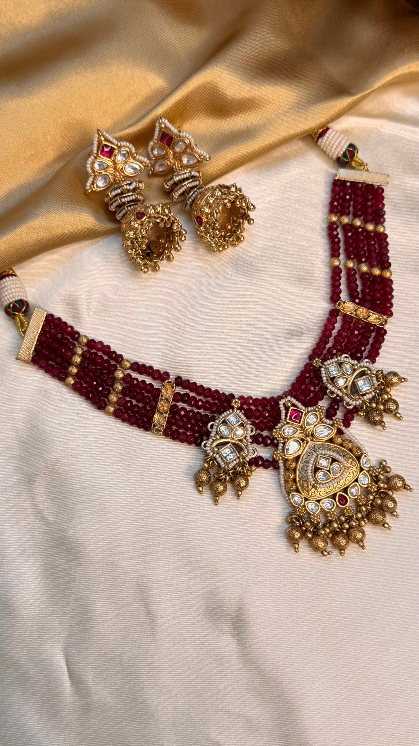 Chakrapati Rajwadi Necklace Set